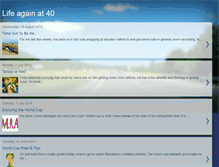 Tablet Screenshot of lifeagainat40.blogspot.com