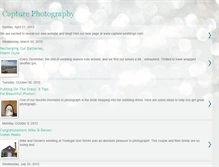 Tablet Screenshot of capture-weddings.blogspot.com