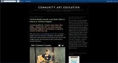 Desktop Screenshot of communityarteducation.blogspot.com