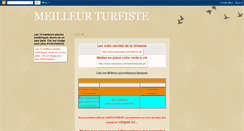 Desktop Screenshot of meilleur-turfiste.blogspot.com