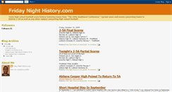 Desktop Screenshot of fridaynighthistory.blogspot.com