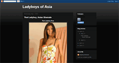 Desktop Screenshot of ladyboysheaven.blogspot.com