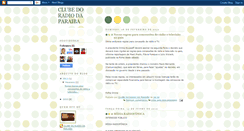 Desktop Screenshot of clubedoradiodaparaiba.blogspot.com