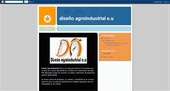 Desktop Screenshot of disenoagroindustrial.blogspot.com