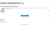 Tablet Screenshot of disenoagroindustrial.blogspot.com