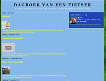 Tablet Screenshot of fietsersdagboek.blogspot.com