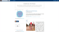 Desktop Screenshot of cerclefutile.blogspot.com