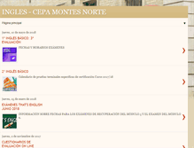 Tablet Screenshot of cepamontesnorte-ingles.blogspot.com