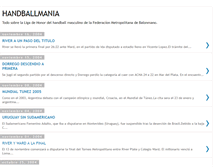 Tablet Screenshot of handballmania.blogspot.com