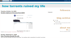 Desktop Screenshot of howtorrentsruinedmylife.blogspot.com