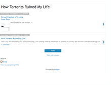 Tablet Screenshot of howtorrentsruinedmylife.blogspot.com