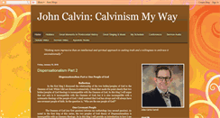 Desktop Screenshot of calvinismmyway.blogspot.com