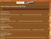 Tablet Screenshot of calvinismmyway.blogspot.com