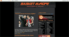 Desktop Screenshot of basketeurope.blogspot.com