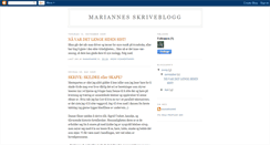Desktop Screenshot of marianneskriveblogg.blogspot.com