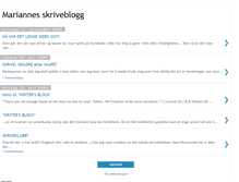 Tablet Screenshot of marianneskriveblogg.blogspot.com