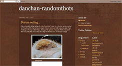 Desktop Screenshot of danchan-randomthots.blogspot.com