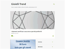 Tablet Screenshot of gioiellitrend.blogspot.com