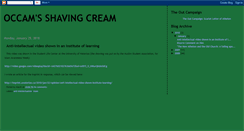 Desktop Screenshot of occamsshavingcream.blogspot.com