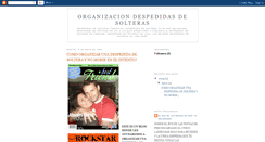 Desktop Screenshot of despedidasdesolteritas.blogspot.com