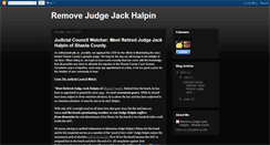 Desktop Screenshot of judgejackhalpin.blogspot.com