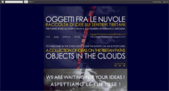 Desktop Screenshot of oggettifralenuvole.blogspot.com