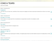 Tablet Screenshot of cokeandtears.blogspot.com