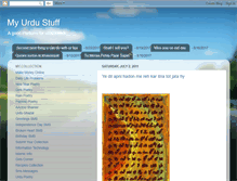 Tablet Screenshot of myurdustuff.blogspot.com