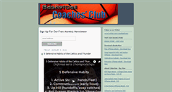 Desktop Screenshot of basketballcoachesclub.blogspot.com