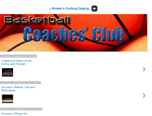 Tablet Screenshot of basketballcoachesclub.blogspot.com
