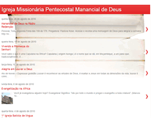 Tablet Screenshot of igrejamanancialdedeus.blogspot.com