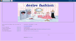 Desktop Screenshot of desire-fashion.blogspot.com