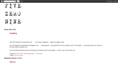 Desktop Screenshot of fivezeronine.blogspot.com