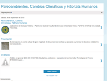 Tablet Screenshot of cursopaleoambientesutp.blogspot.com