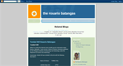 Desktop Screenshot of batangasrosario.blogspot.com