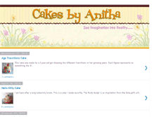 Tablet Screenshot of cakesbyanitha.blogspot.com