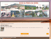 Tablet Screenshot of blogdapontadaserra.blogspot.com