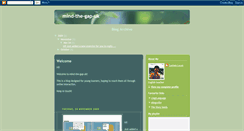 Desktop Screenshot of mind-the-gap-uk.blogspot.com