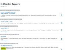Tablet Screenshot of elmaestroarquero.blogspot.com