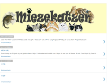 Tablet Screenshot of miezekatzen.blogspot.com