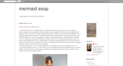 Desktop Screenshot of mermaid-soup.blogspot.com