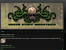 Tablet Screenshot of greenstuffindustries.blogspot.com