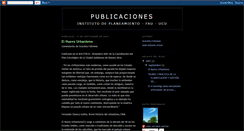 Desktop Screenshot of institutopublicaciones.blogspot.com