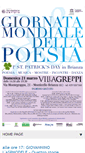 Mobile Screenshot of giornatamondialepoesia2010.blogspot.com