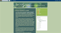 Desktop Screenshot of aboutgeology.blogspot.com