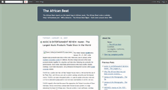 Desktop Screenshot of africanbeat.blogspot.com
