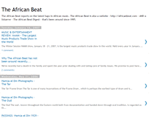Tablet Screenshot of africanbeat.blogspot.com