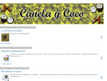 Tablet Screenshot of canelaycoco.blogspot.com