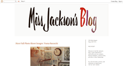 Desktop Screenshot of miss-jacksons.blogspot.com