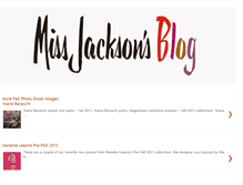 Tablet Screenshot of miss-jacksons.blogspot.com